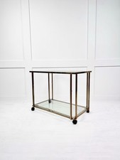 Brass And Bevel Glass Top