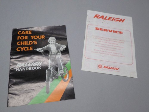 Vintage raleigh handbook and - raleigh,