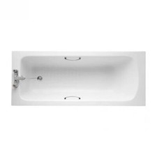 Sandringham 21 Steel Bath 1700 x 700 With Grips & Legs 2 Tap Holes EE560002501