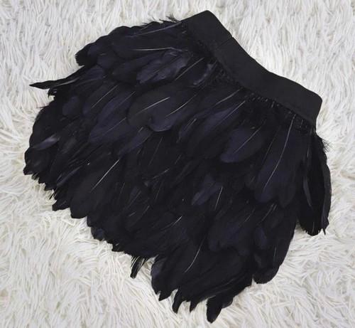 Finesse feathered mini - skirt,