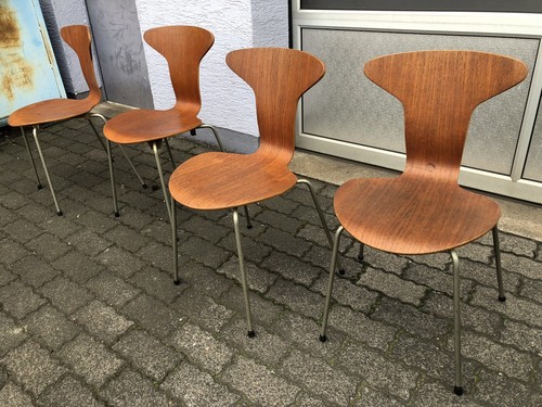 Four vintage arne jacobsen - vintage,