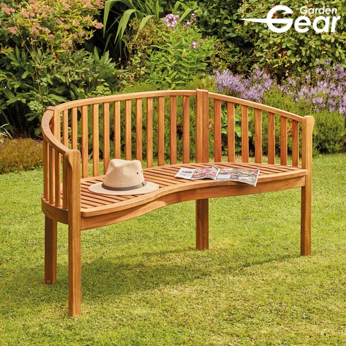 Acacia wooden banana - wooden, bench