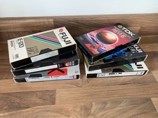 6 Used Blank VHS Video Cassette Tapes