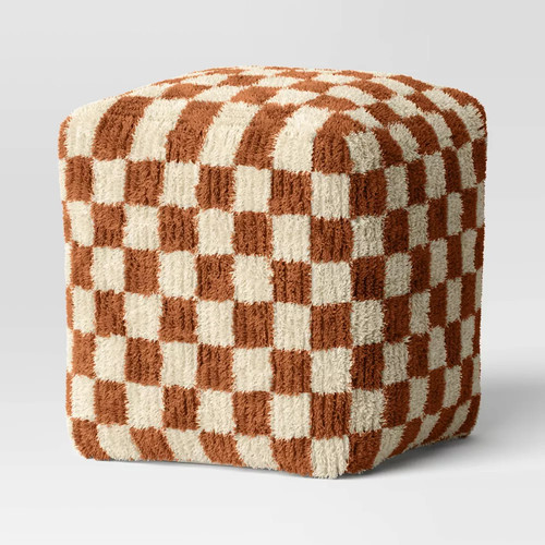 Checkerboard pouf - checkerboard,