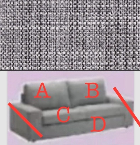 Ikea kivik isunda gray tweed - ikea,