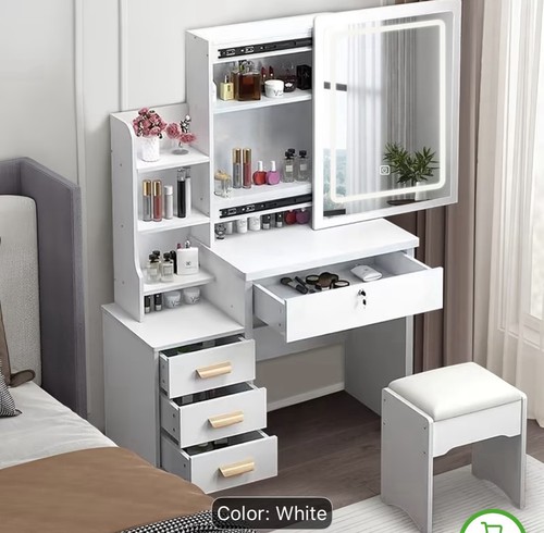 Dressing table with led - table,
