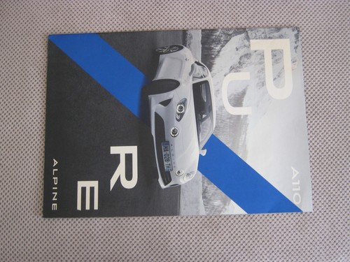 Alpine a110 pure brochure - alpine,