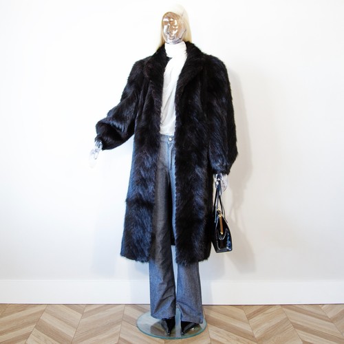 Vintage 1970s dark brown - brown, mink