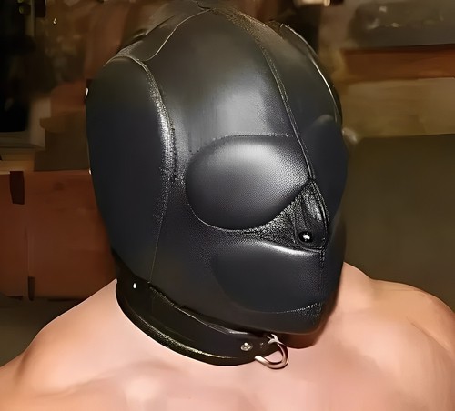 Real leather bondage sensory - bondage,