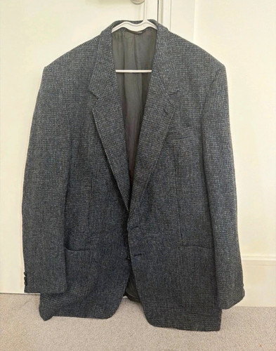 Moores harris tweed grey blue - moores, grey-blue