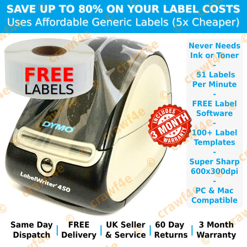 Dymo label printer 450 - label,