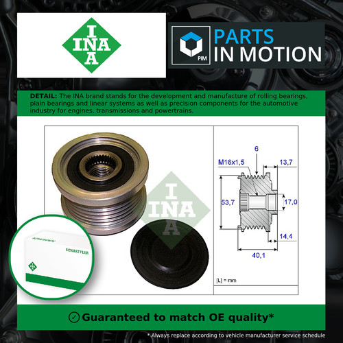 Overrunning alternator pulley - overrunning,