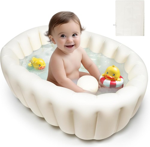 Inflatable baby bath tub - baby,
