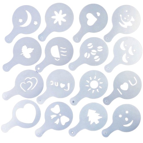 16pcs cappuccino coffee art - cappuccino,
