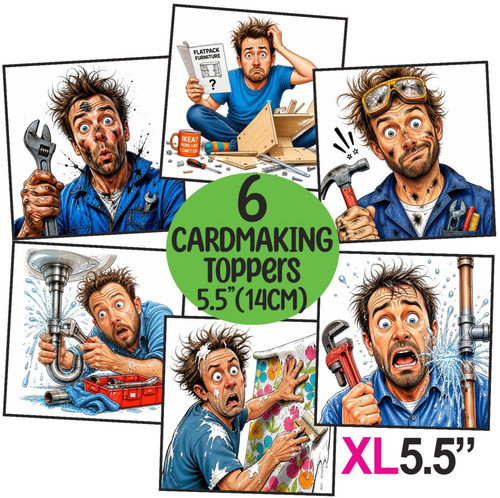 Funny male card toppers - 6,