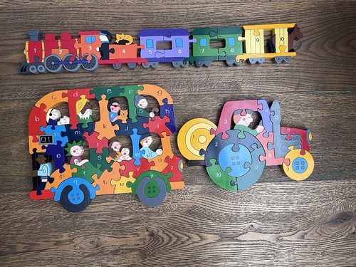 Alphabet jigsaws bus - 3, x