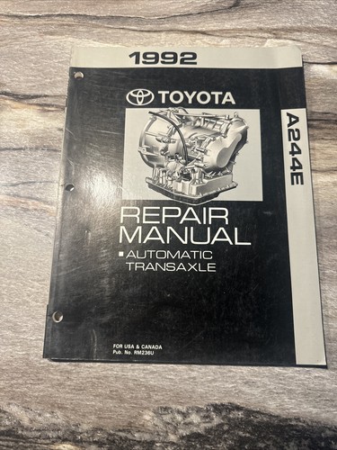 Toyota repair manual 1992 - toyota,