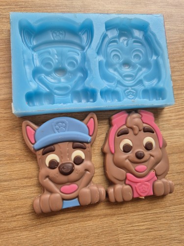 Paw patrol silicone - silicone, chocolate