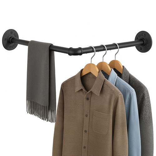 Industrial pipe clothing rack - industrial,
