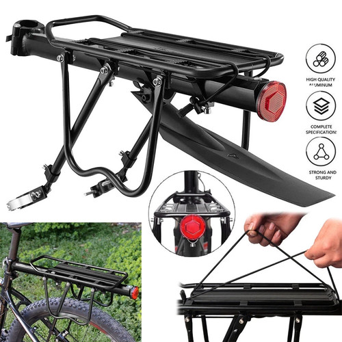 Bike rear pannier rack quick - bike,