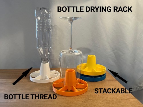 Bottle drying rack - bottle,