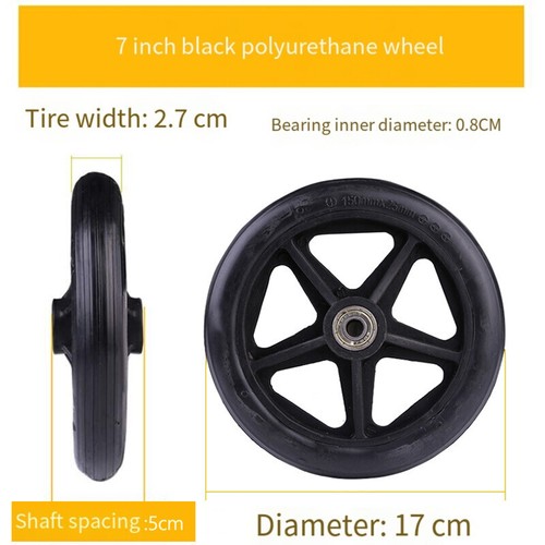 Solid wheelchair - 6/7/8",