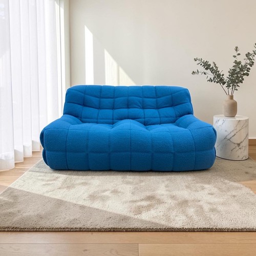 Sofa settee blue ligne - sofa,