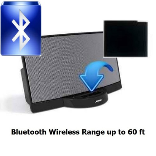 Black bluetooth music - black, receiver