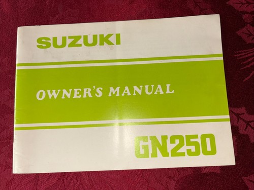1989 suzuki gn250 owners - gn250,