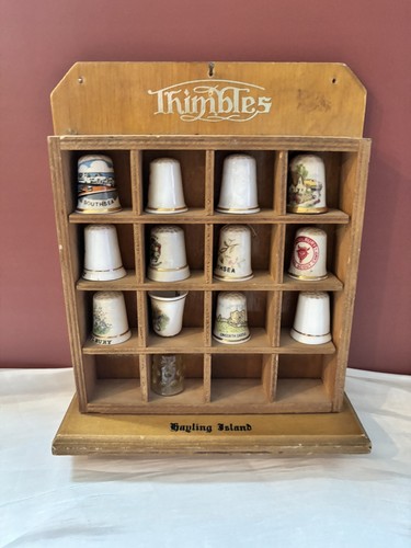 Vintage thimble display rack - vintage,
