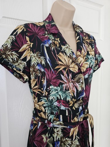 Zara jumpsuit tropical bird - jumpsuit,