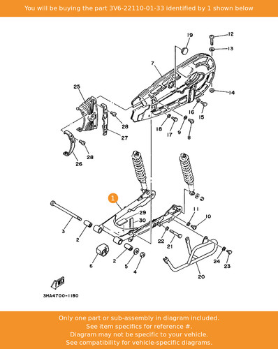 Yamaha rear arm comp - yamaha,