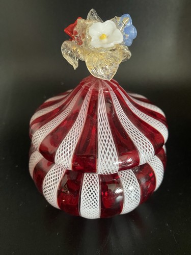 Venetian murano red - red,