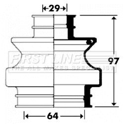 First line fcb2910 drive shaft - first,