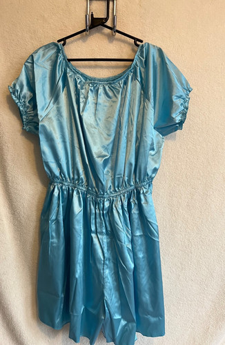 Soft satin one piece romper - soft,
