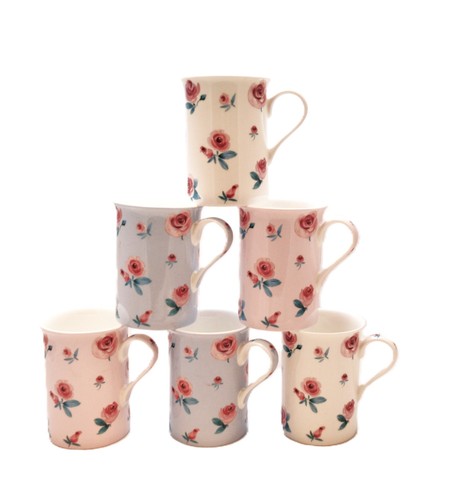 Rose design bone china - design,