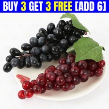 Artificial Plant Fruit Grape Fake Fruits Decor Food Lifelike Office Party Home