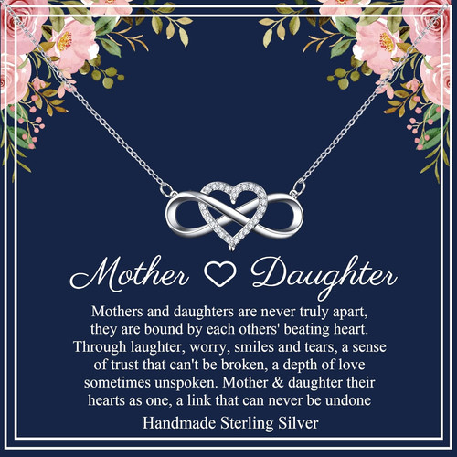 Mother daughter necklace - daughter,