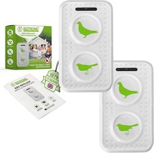 ISOTRONIC® Ultrasonic Solar Bird Repeller, bird-control ultrasonic scarer... 