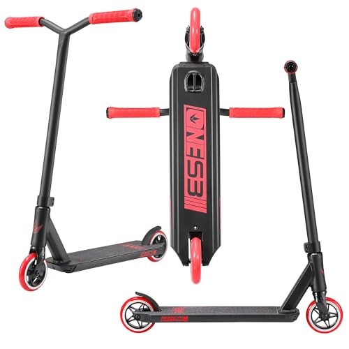 Red trick scooters - scooters, one