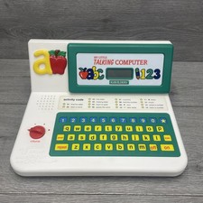 Vintage Vtech IQ Builders My Little Talking Computer Electronic Game Tested