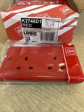 MK K2746D1RED Socket 2G Dual