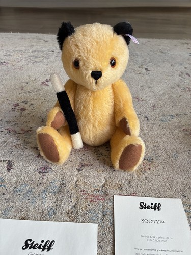 Steiff sooty bear mohair teddy - bear,