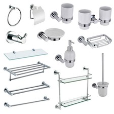 CHROME ROUND STYLE BRASS WALL