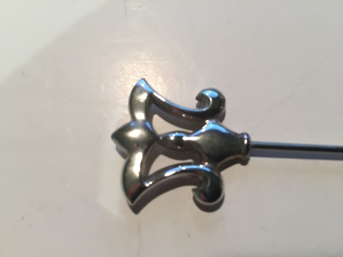 Art nouveau silver hat pin - nouveau,