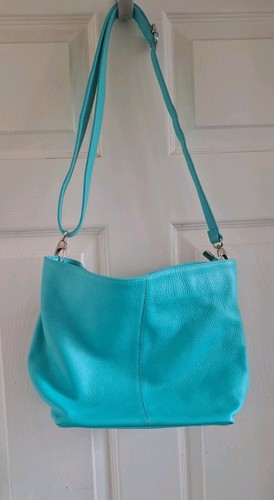 Turquoise borse pelle - turquoise,
