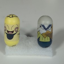 Pokémon Mighty Beanz Lot - Makuhita #48 Hariyama #49 - 2004 Vintage Ultra Rare