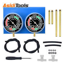 2 Cylinder Motorcycle Fuel Vacuum Carburetor Synchronizer Gauge Sync Tool Set