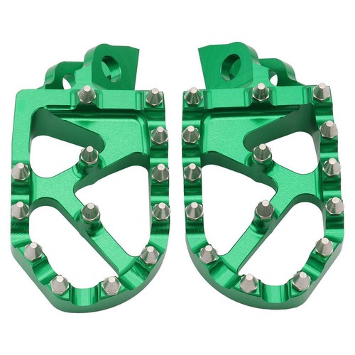 Green foot pegs - foot, footrests