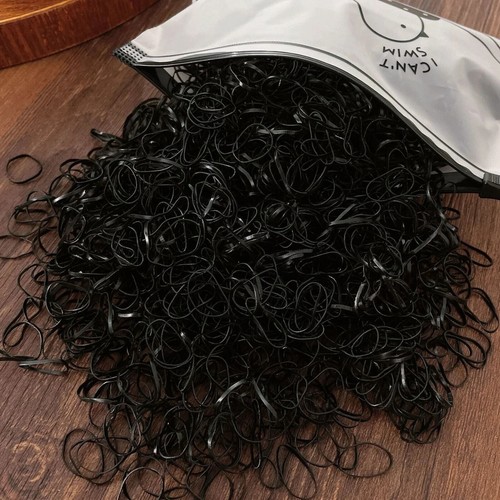 1000 mini clear hair - 1000, elastics
